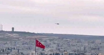 Türkiye - Suriye sınırında hava hareketliliği