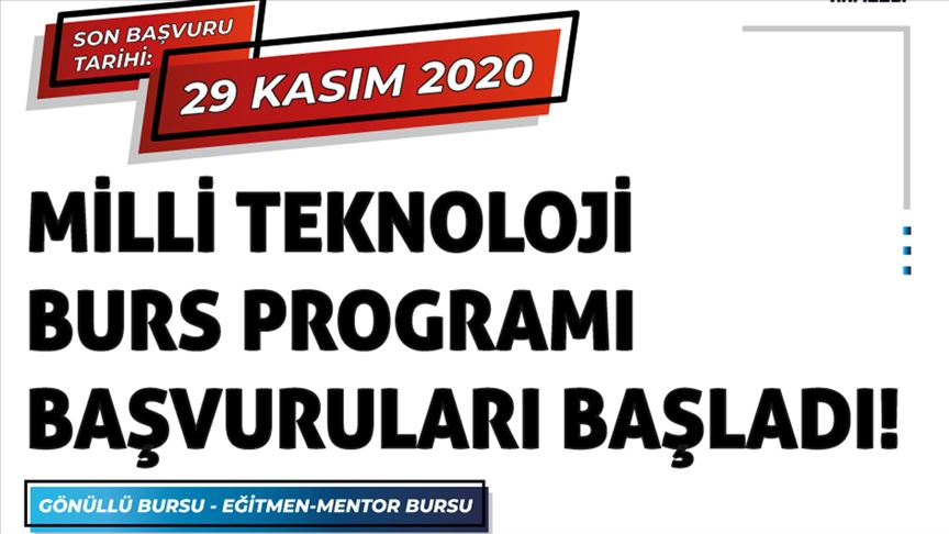 Türkiye Teknoloji Takımı Vakfı’nın ’Milli Teknoloji Burs Programı’na başvurular başla