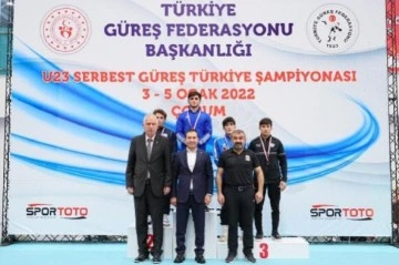 Türkiye U23 Serbest Güreş Şampiyonası sona erdi
