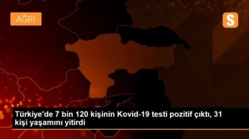 Türkiye'de 7 bin 120 kişinin Kovid-19 testi pozitif çıktı, 31 kişi yaşamını yitirdi
