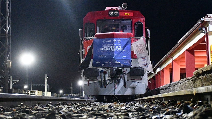 Türkiye'den Çin'e giden ilk ihracat treni Hazar'a açılacak