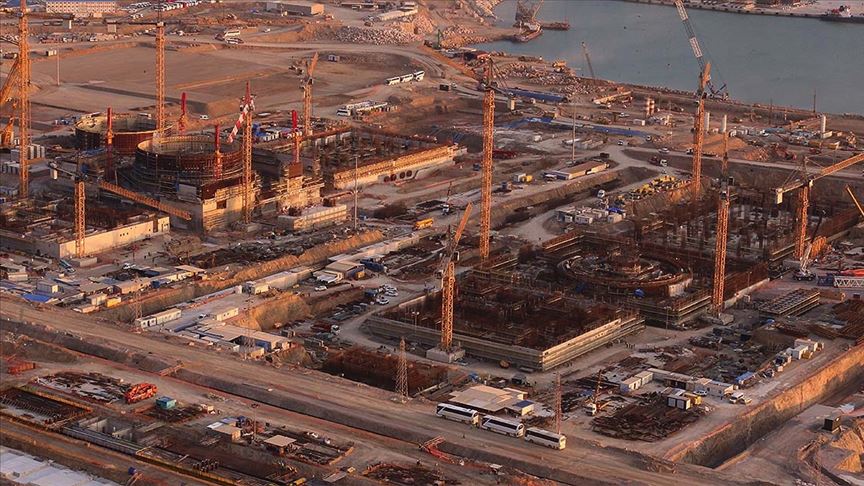 Türkiye’nin ilk nükleer güç santralinin yapımı hedeflenen programda ilerliyor