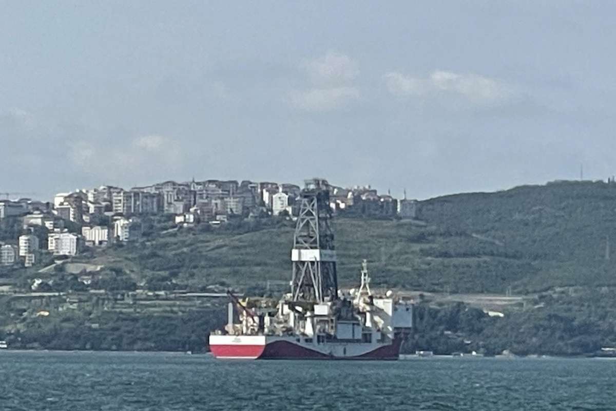 Türkiye'nin sondaj gemisi ‘Yavuz' Kocaeli'ne demir attı