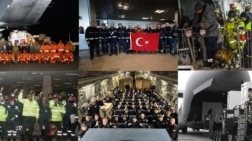 Türkiye'ye vefa... Asrın felaketinde tüm dünya yardıma koştu