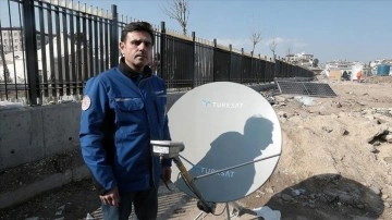 Türksat internet hizmeti için deprem bölgesine 800'den fazla uydu terminali ulaştırdı