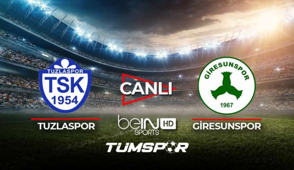 Tuzlaspor Giresunspor maçı canlı izle! BeIN Sports Tuzla Giresun maçı canlı skor takip!