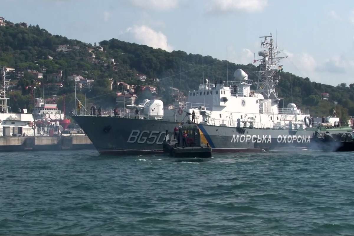 Ukrayna'nın Grigoriy Kuropyatnikov gemisinden Türkiye'ye ilk dostluk ziyareti