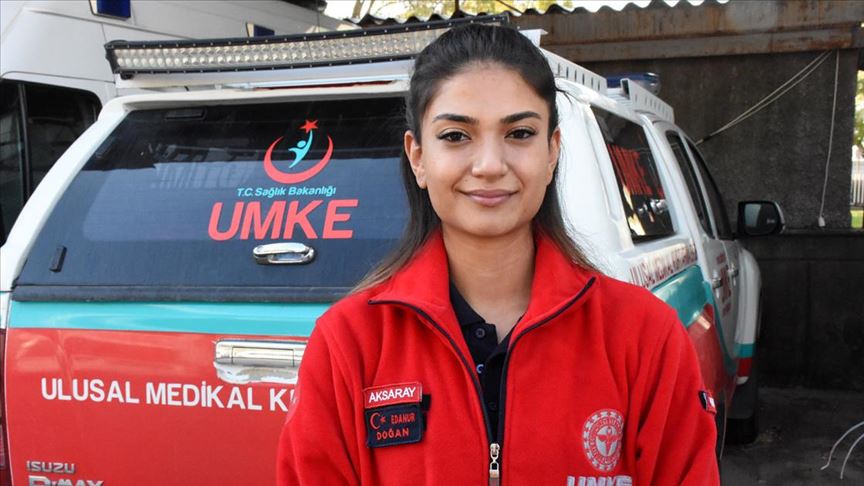 UMKE personeli Edanur, İzmir’deki depremde İnci Okan’ı kurtardığı anı unutamıyor