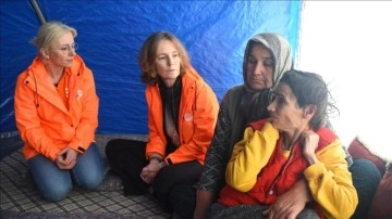 UNFPA yetkilisi Florence Bauer, Adıyaman'da aileleri ziyaret etti