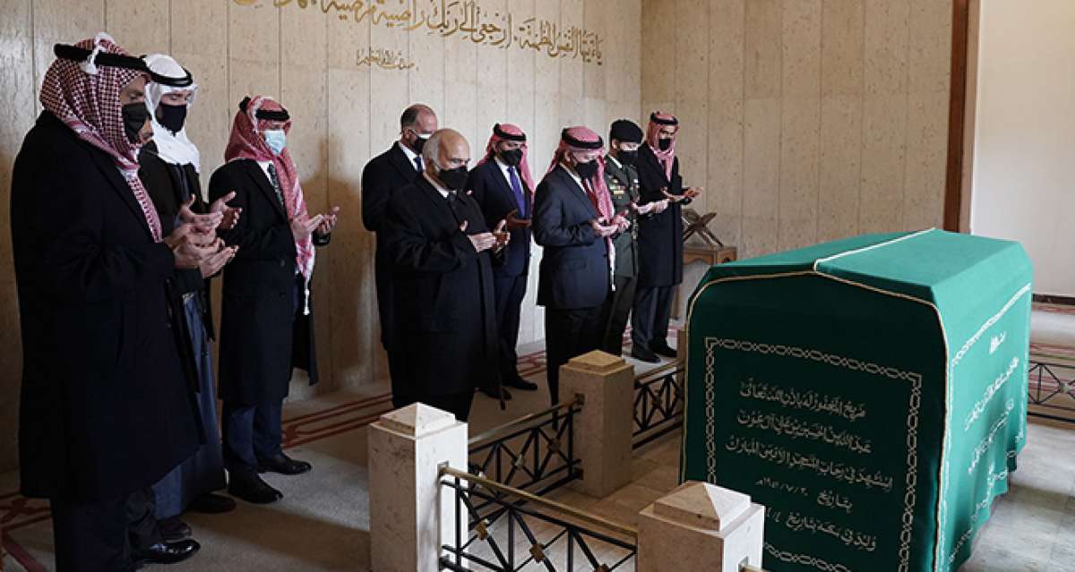 Ürdün Kralı 2. Abdullah ile Prens Hamza siyasi krizin ardından ilk kez yan yana