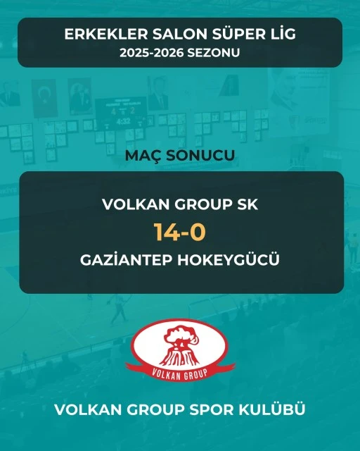 Volkan Group Hokey Takımı Rakiplerine Nefes Aldırmıyor