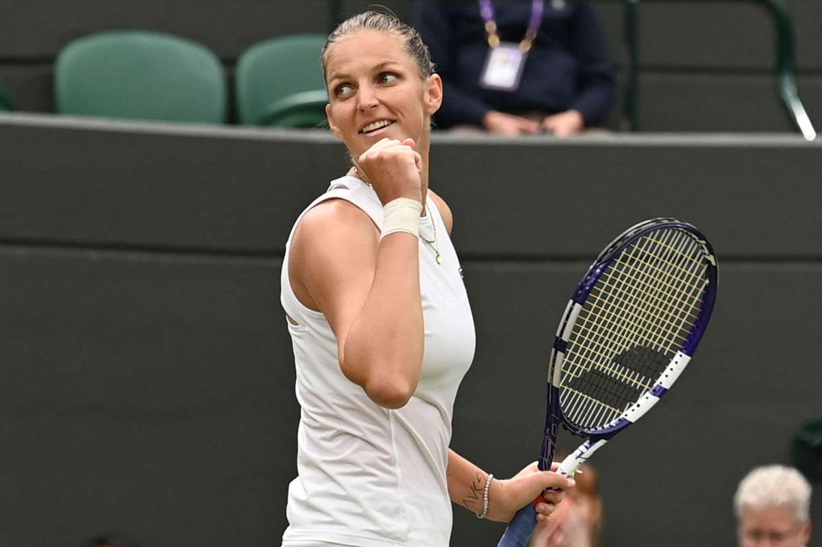 Wimbledon'da tek kadınların ilk yarı finalisti Karolina Pliskova
