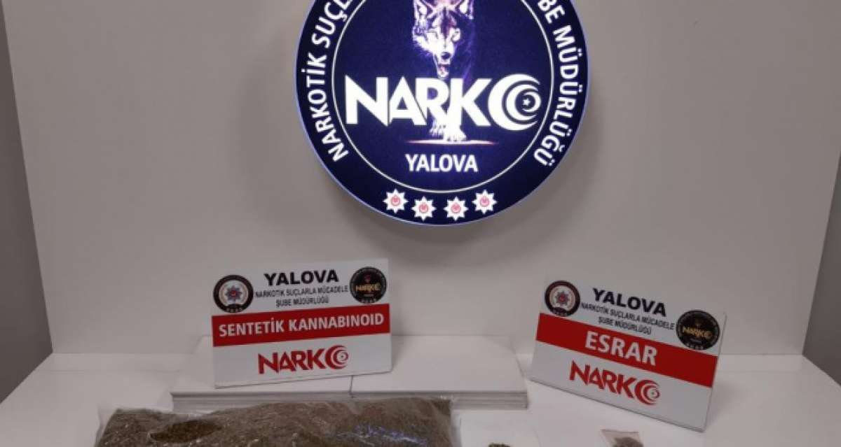 Yalova'da polisten uyuşturucu operasyonu