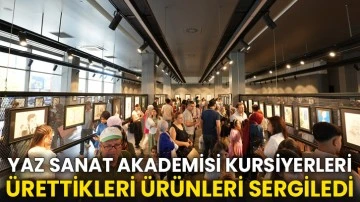 Yaz Sanat Akademisi Dönem Sonu Resim Sergisi Açıldı