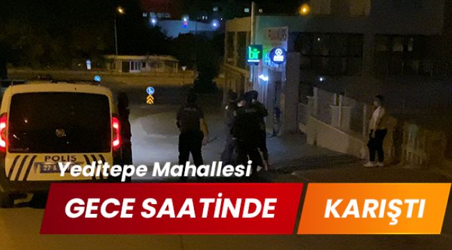 Yeditepe Mahallesinde Gece Saatlerinde Yaşanan Kavgayı Polis Güçlükle Engelledi