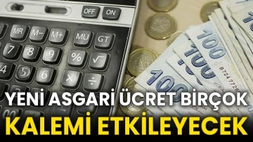 Yeni asgari ücret birçok kalemi etkileyecek