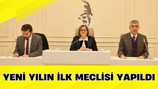 Yeni yılın ilk meclisi yapıldı