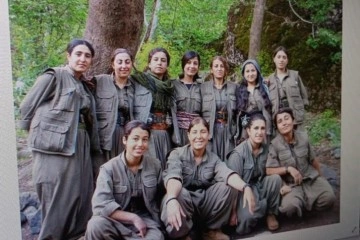Yeşil Sol Parti adayı Ayten Dönmez’in PKK kamplarındaki yeni fotoğrafları ortaya çıktı