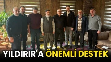 Yıldırır'a önemli destek