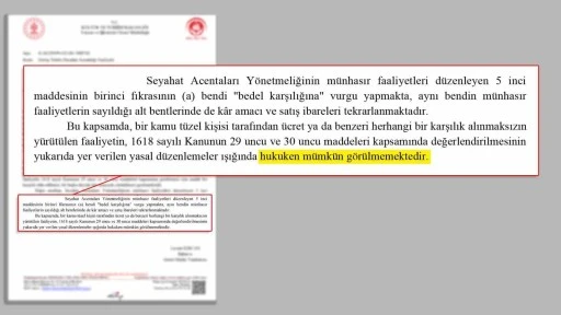 Yılmaz: ’Bakanlık TÜRSAB’ı haksız buldu&quot;