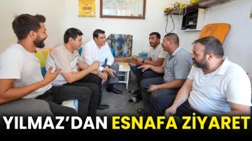 Yılmaz’dan esnafa ziyaret