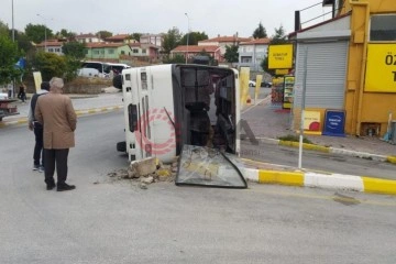 Yozgat’ta işçileri taşıyan otobüs devrildi: 6 yaralı
