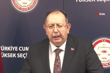 YSK Başkanı Yener: 'Kahramanmaraş’ta yaklaşık 750 bin seçmenimiz bulunmaktadır'