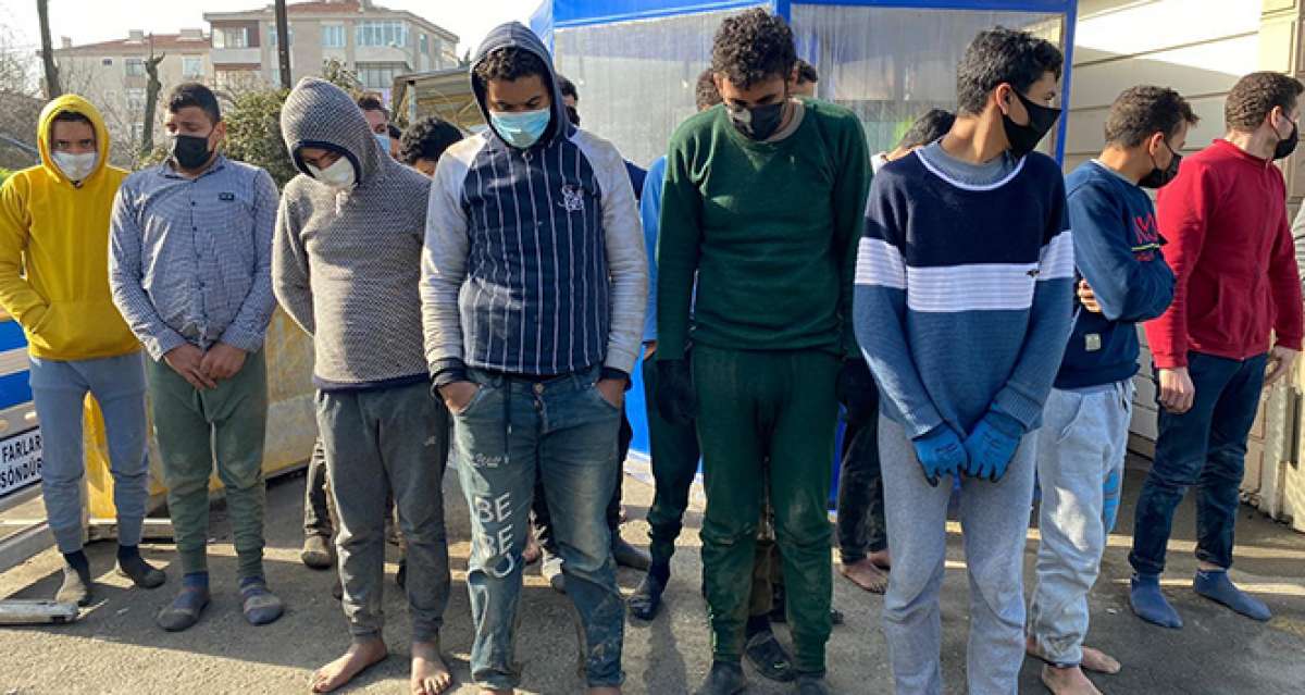 Yunanistan'dan gönderilen göçmenler Silivri polisi tarafından bulundu