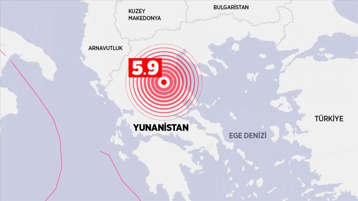 Yunanistan'ın Larissa kentinde 6 büyüklüğünde deprem