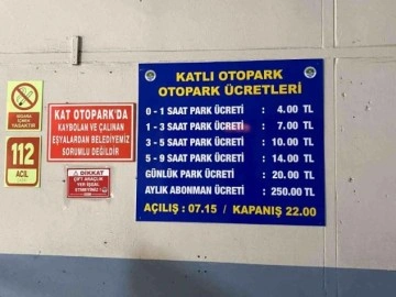 Zonguldak Belediyesi otopark ücretlerine yüzde 100 zam yaptı