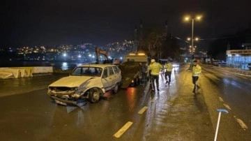 Zonguldak'ta iki araç kafa kafaya çarpıştılar: 2 yaralı