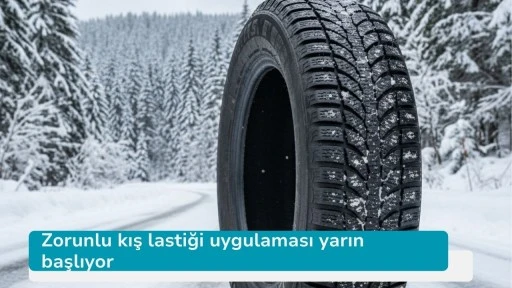Zorunlu kış lastiği uygulaması yarın başlıyor