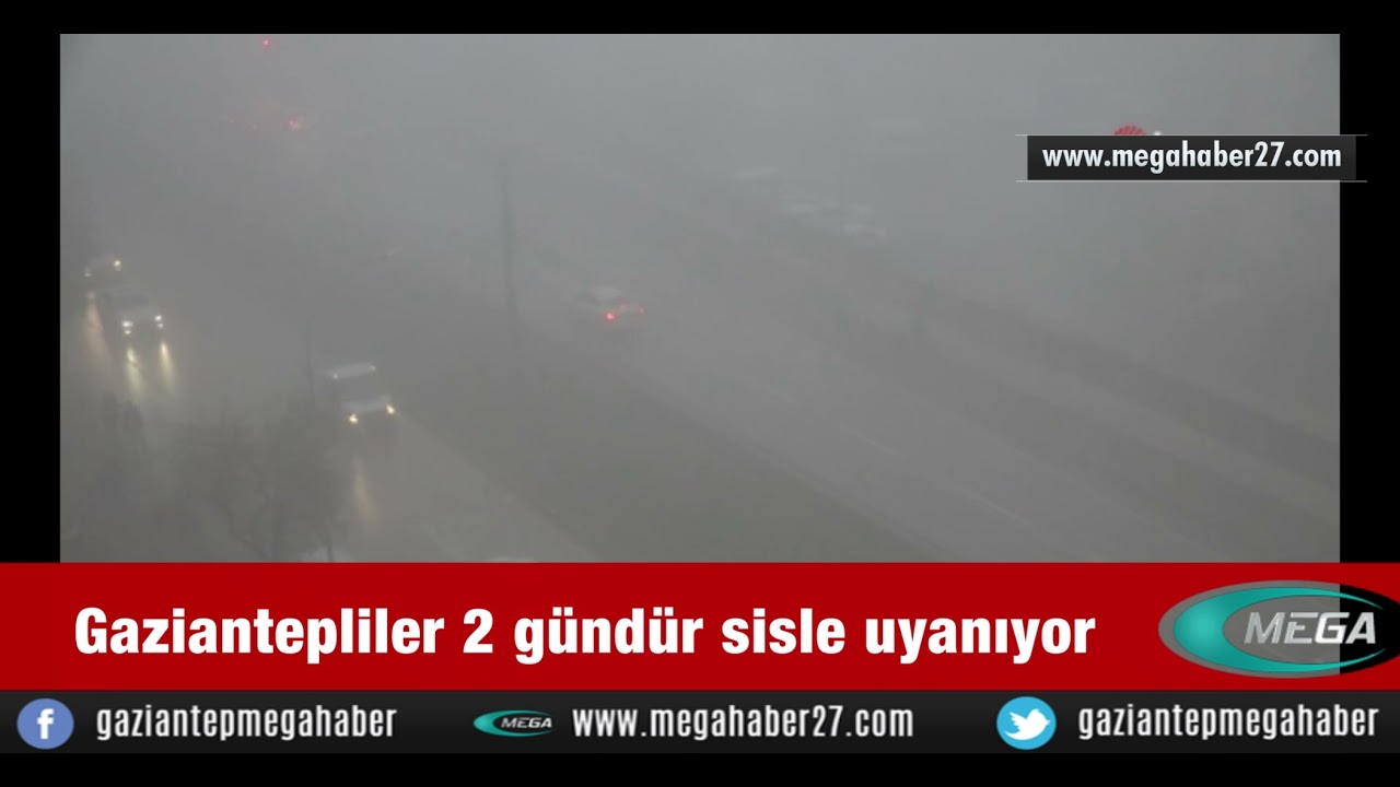 Gaziantepliler 2 gündür sisle uyanıyor