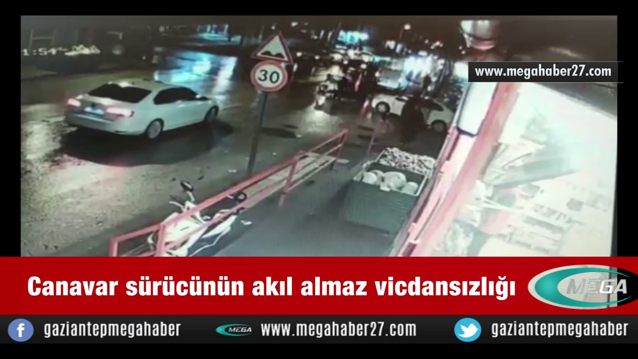 Canavar sürücünün akıl almaz vicdansızlığı