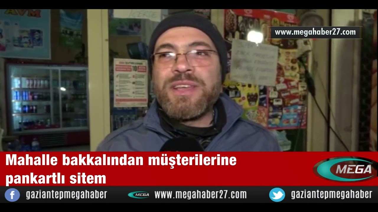 Mahalle bakkalından müşterilerine pankartlı sitem