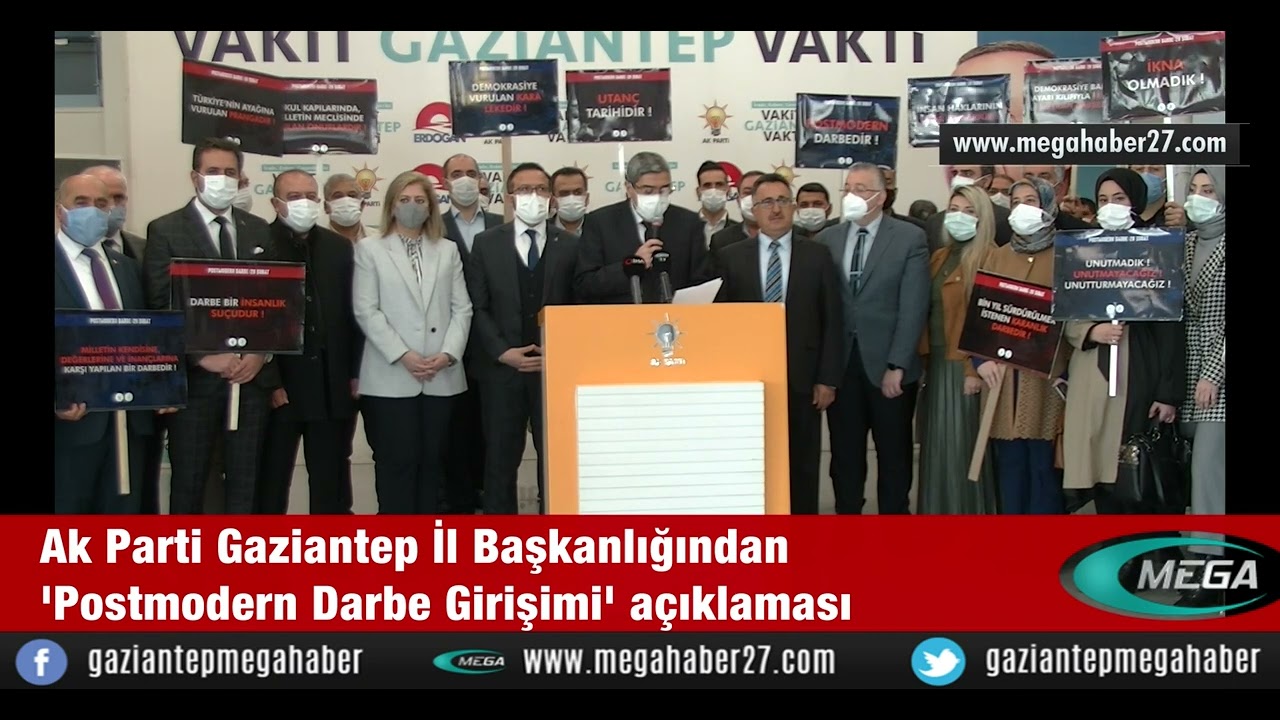 Ak Parti Gaziantep İl Başkanlığından 'Postmodern Darbe Girişimi' açıklaması