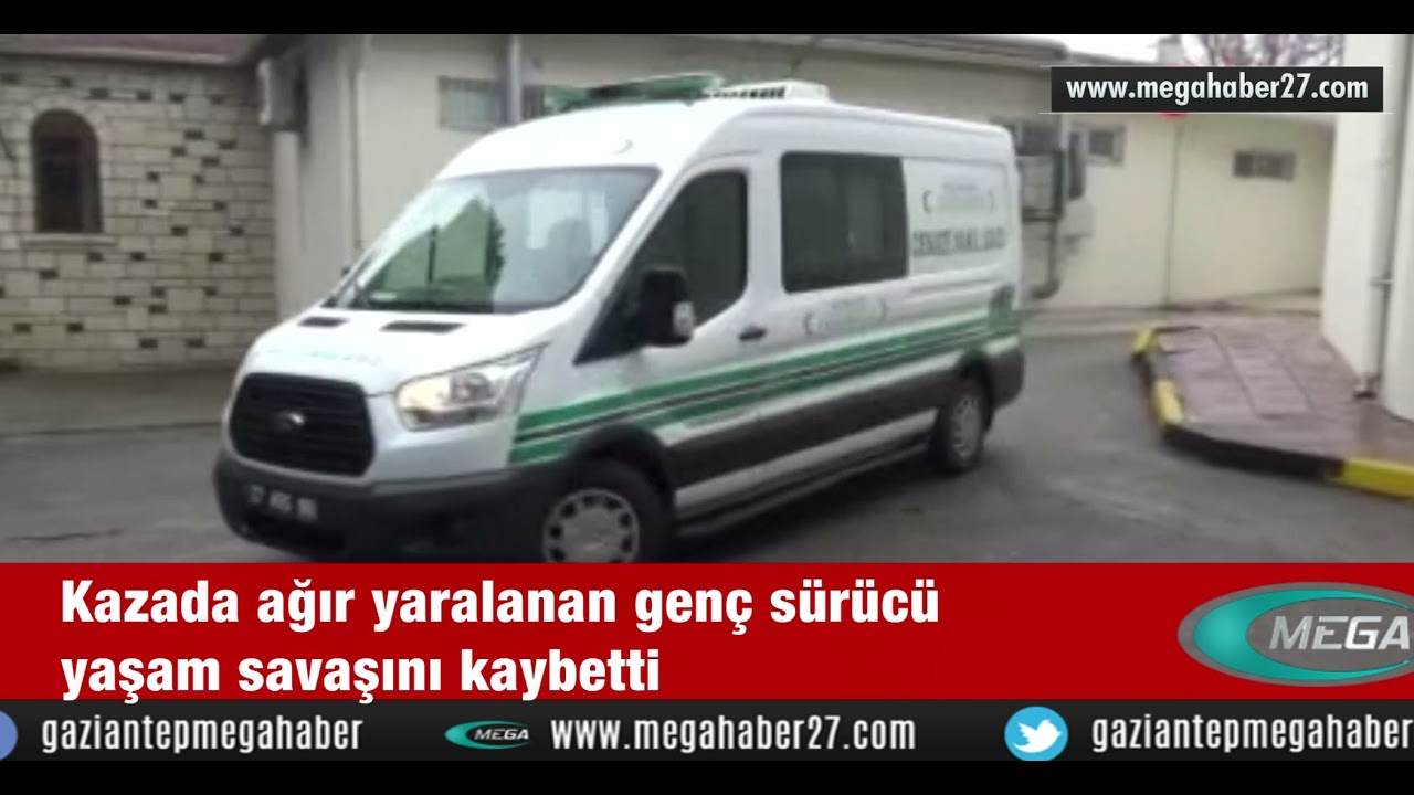 Kazada ağır yaralanan genç sürücü yaşam savaşını kaybetti