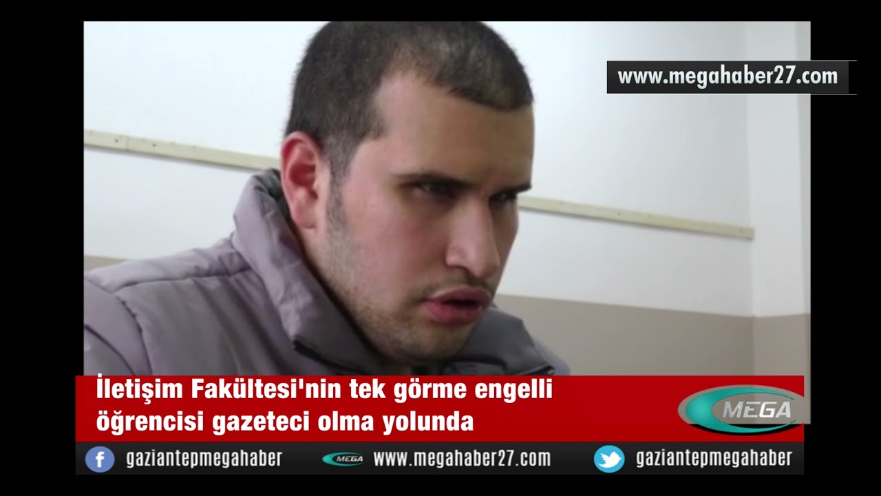 İletişim Fakültesi'nin tek görme engelli öğrencisi gazeteci olma yolunda
