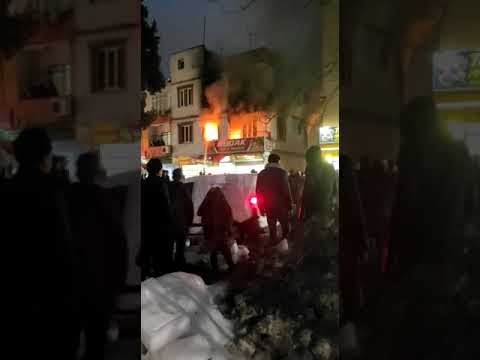 Gaziantep’te korkutan yangın