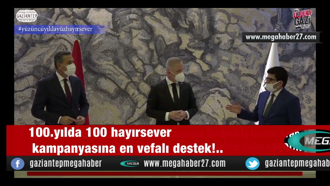 100.yılda 100 hayırsever kampanyasına en vefalı destek!..