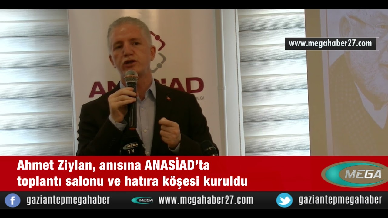 Ahmet Ziylan, anısına ANASİAD’ta toplantı salonu ve hatıra köşesi kuruldu