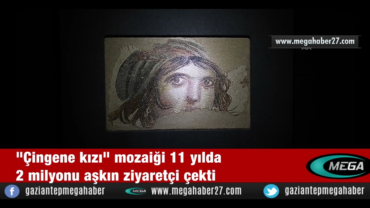 "Çingene kızı" mozaiği 11 yılda 2 milyonu aşkın ziyaretçi çekti